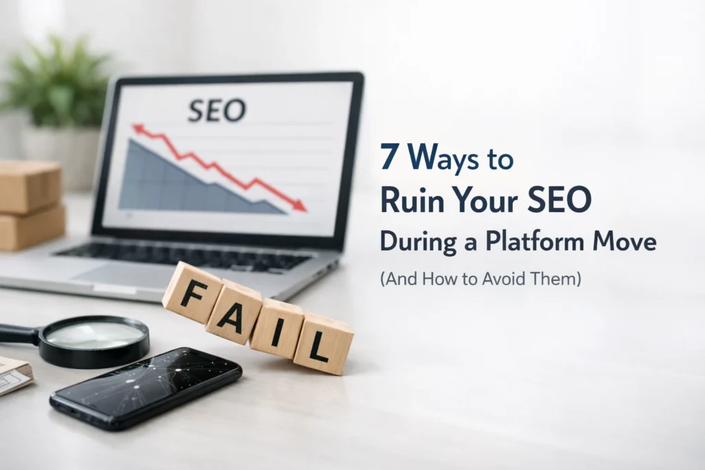 7 wayts to ruin your seo during a platform move